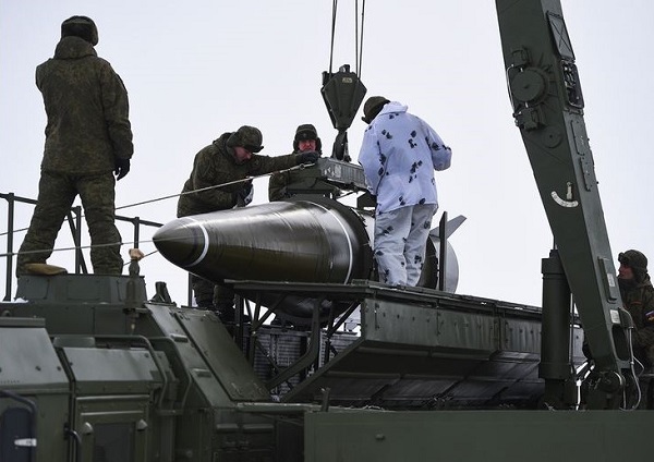 May, 3, 2018 - Servicemen of missile formation, Western Military District, executed successful combat launch of the Iskander-M ballistic missile of tactical complex on Kapustin Yar in the Astrakhan region.