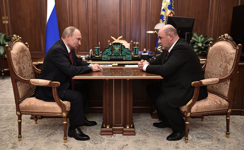 The President nominated Mikhail Mishustin for the post of Prime Minister, Moscow, January 15, 2020.