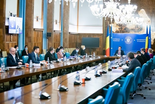 Government meeting, Bucharest, April 15, 2020