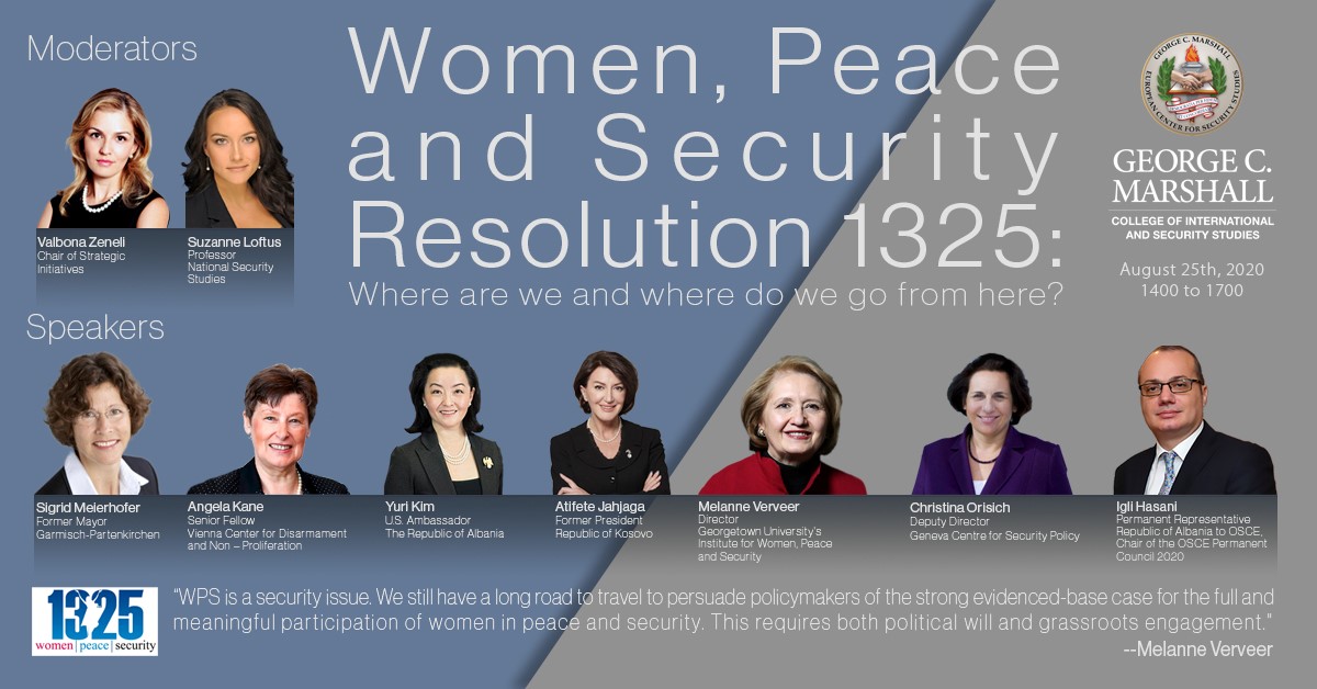 Marshall Center Hosts Women Peace, Security Hybrid Virtual Seminar