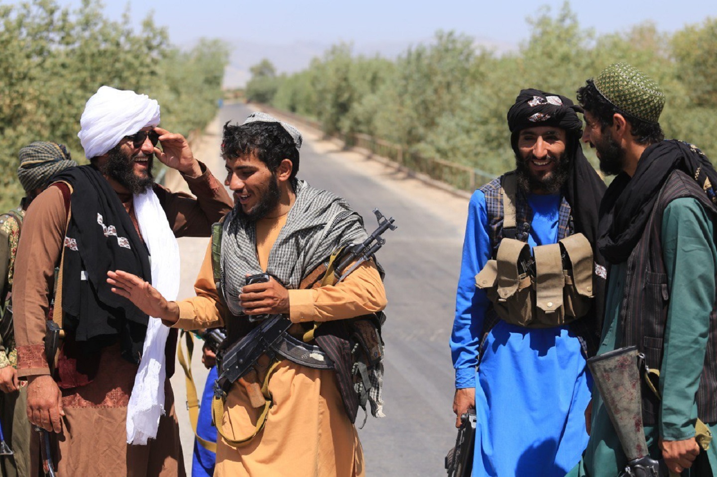 Young Taliban Fighters in Afganistan