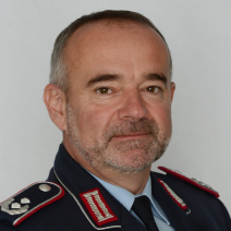 A photograph of LTC (GS) Dipl.-Ing. (Univ.)Herrmann.