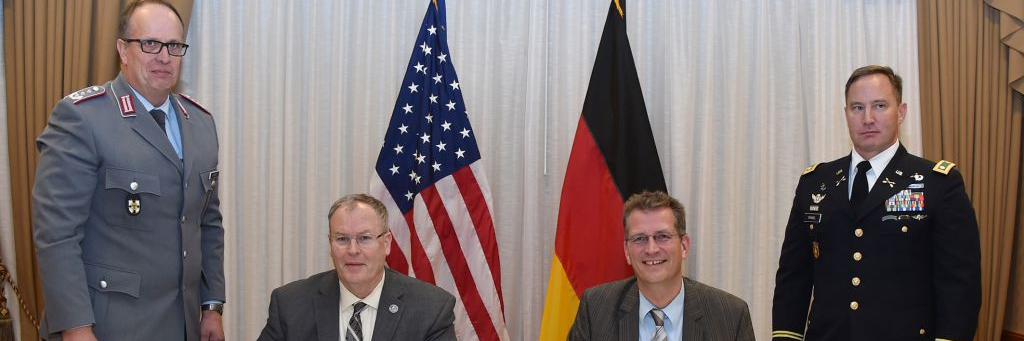 U.S. and German Defense Officials Sign Marshall Center Agreement Strengthening German-American Partnership 