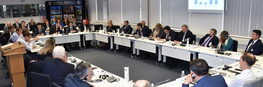 Central Asia Ambassadors and Decisionmakers Meet at Marshall Center to Discuss Regional Challenges