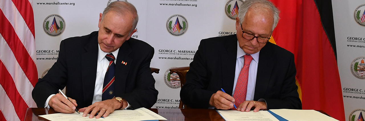 George C. Marshall European Center and Munich Security Conference Officials Formalize Cooperation Agreement 