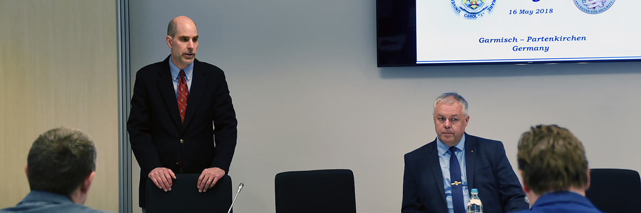 Marshall Center Hosts a Special Seminar for Romanian Security Professionals
