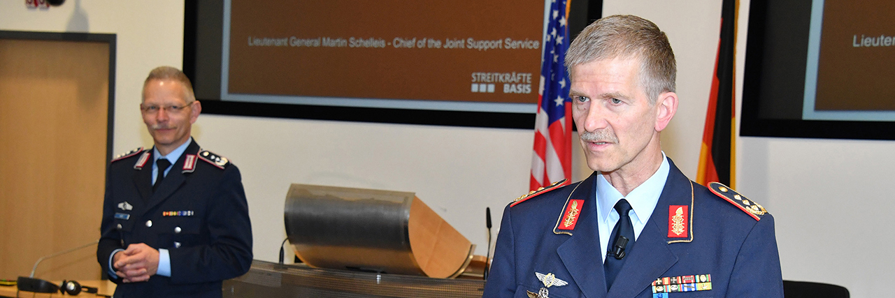 Marshall Center and SRS Program Leaves German Chief of Staff of the Joint Support Service Impressed