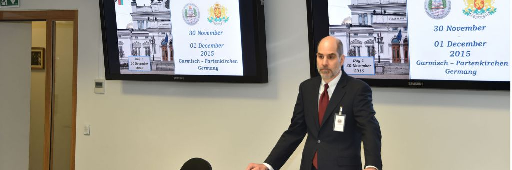 Marshall Center hosts seminar for Bulgarian Parliamentarians 