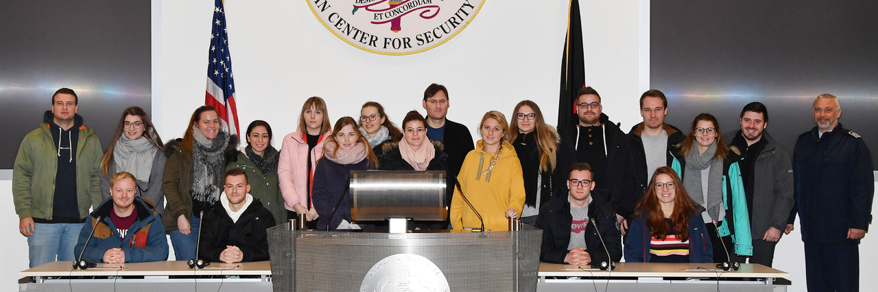 Neu-Ulm University of Applied Sciences Students Visit the Marshall Center