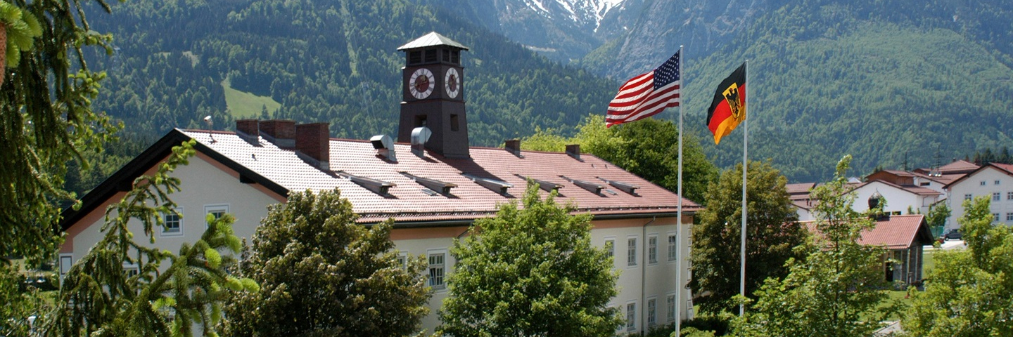 A photograph of the new clocktower building on a spring day.