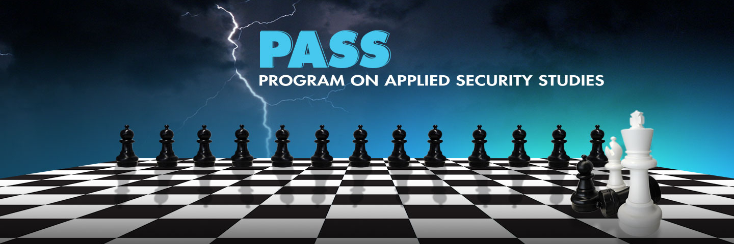 Graphic of PASS, chessboard and pieces