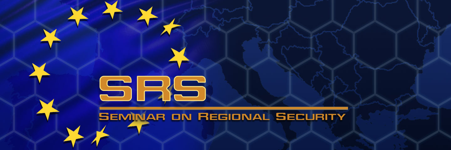 A graphic for Seminar on Regional Security.