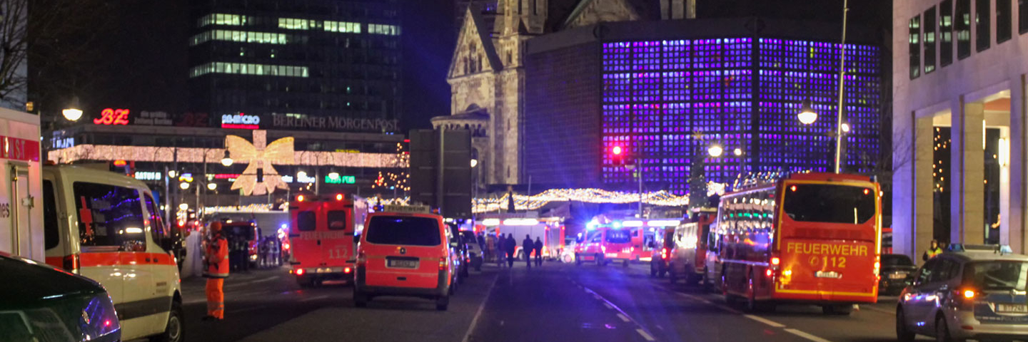 Photo of Breitscheidplatz, Berlin after attack of the Christmas market 