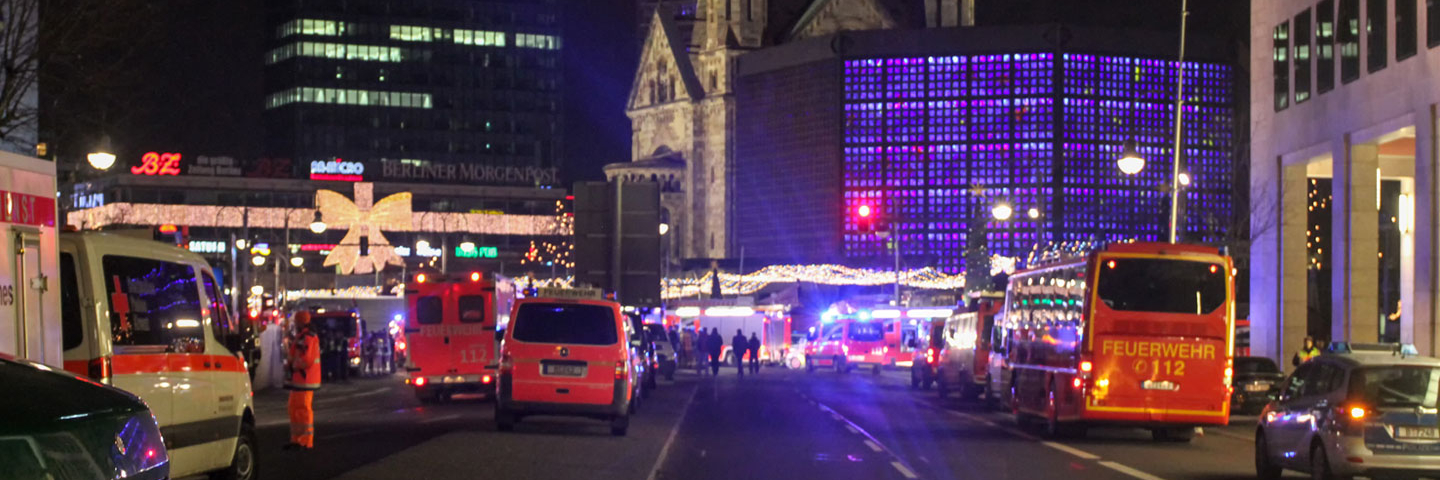 Photo of Breitscheidplatz, Berlin after attack of the Christmas market