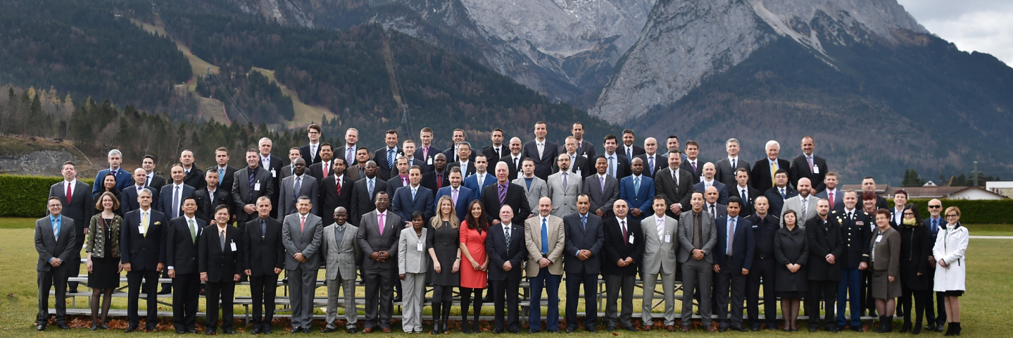 A photograph of of participants at the Global Counterterrorism Alumni Community of Interest Workshop.