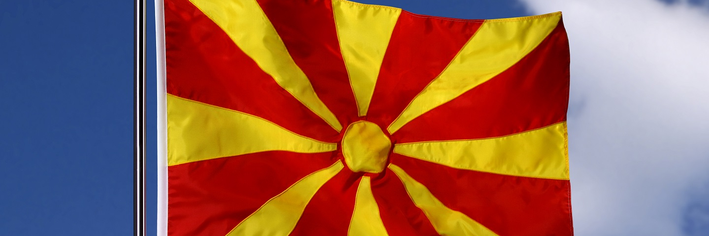 Flag of North Macedonia