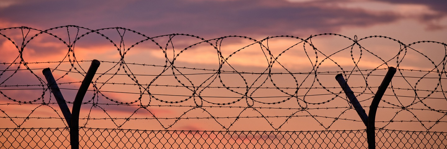 Silhouette Fence Against Sky During Sunset, Nuremberg, Germany.