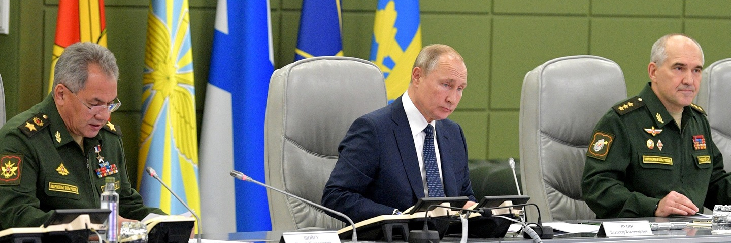 Supreme Commander-in-Chief of the Armed Forces of the Russian Federation Vladimir Putin led a training session of the strategic deterrence forces as part of the Grom-2019 command-post exercises.