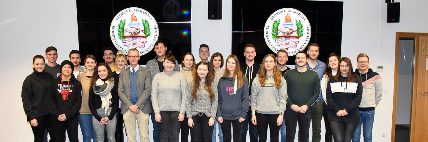 Neu-Ulm University of Applied Sciences Students Visit the Marshall Center