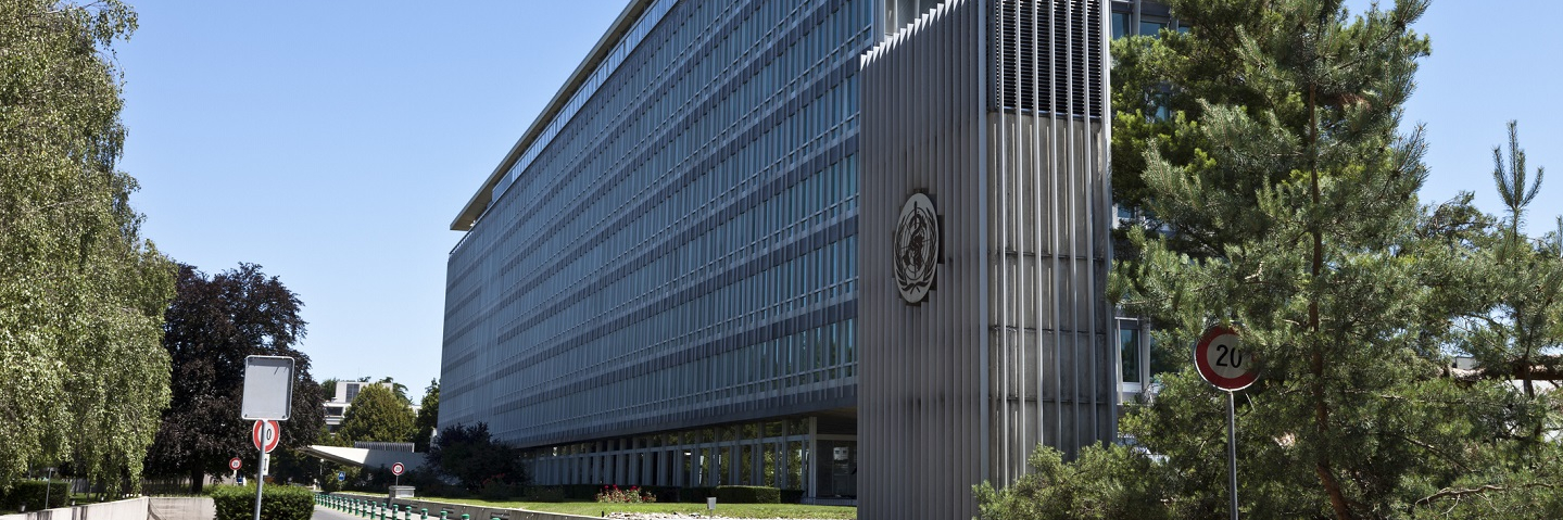 WHO World Health Organization Headquarters in Geneva, Switzerland