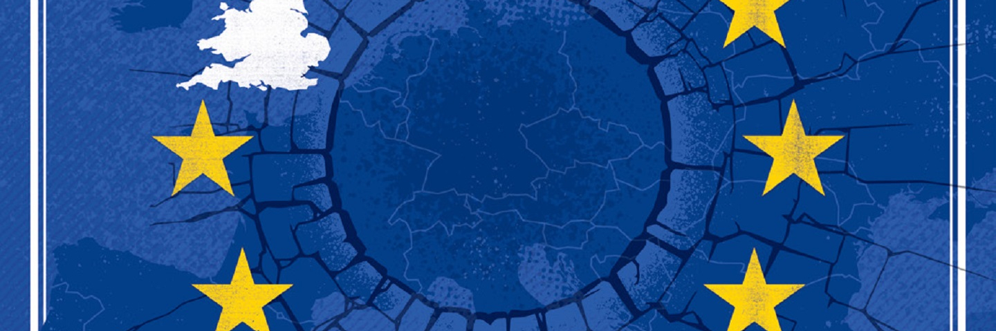 European flag overlays europe