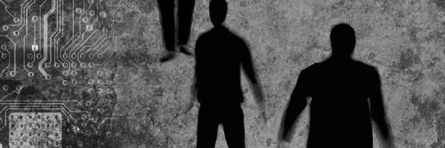 shadow people on a motherboard