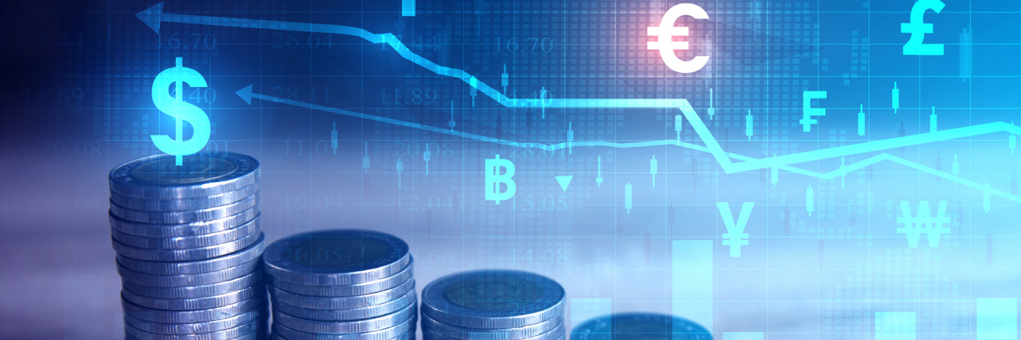 Stocks, currencies around the world, money transfers, currency exchange