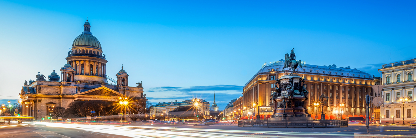 Saint Isaac's Cathedral or Isaakievskiy Sobor (Russian: ) in Saint Petersburg, Russia is the largest Russian Orthodox cathedral (sobor) in the city. It is the largest orthodox basilica and the fourth largest (by the volume under the cupola) cathedral in the world. It is dedicated to Saint Isaac of Dalmatia, a patron saint of Peter the Great, who had been born on the feast day of that saint.