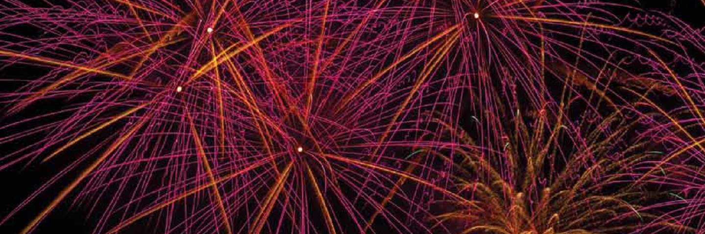 fireworks over interstate gate
