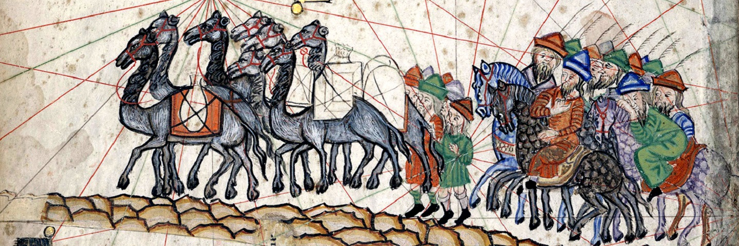 tapestry of silk road with Marco Polo