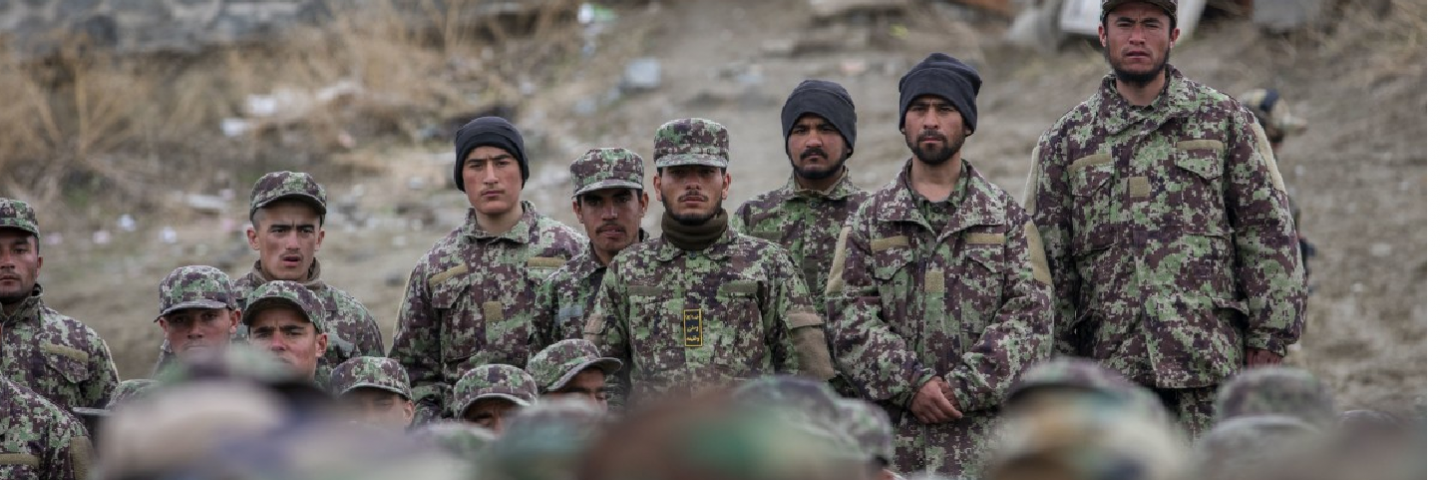 Afghan troops