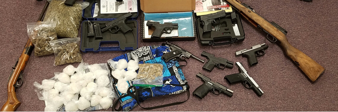 drug and guns parapharnelia