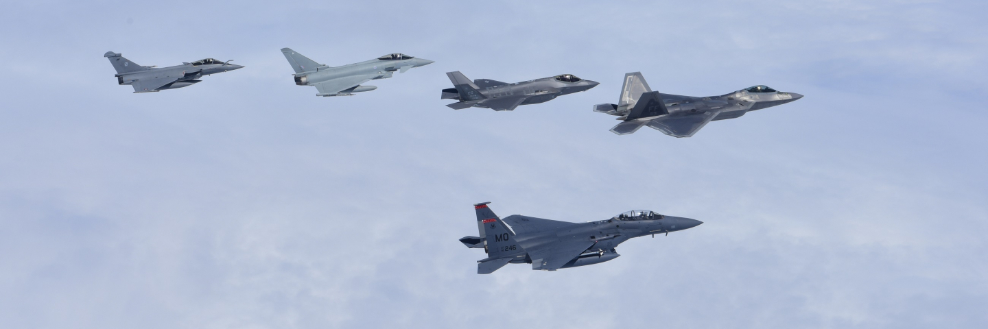 U.S. Air Force, FAF and RAF frontline fighters fly, fight in modern highly-contested, anti-access/area denial environments