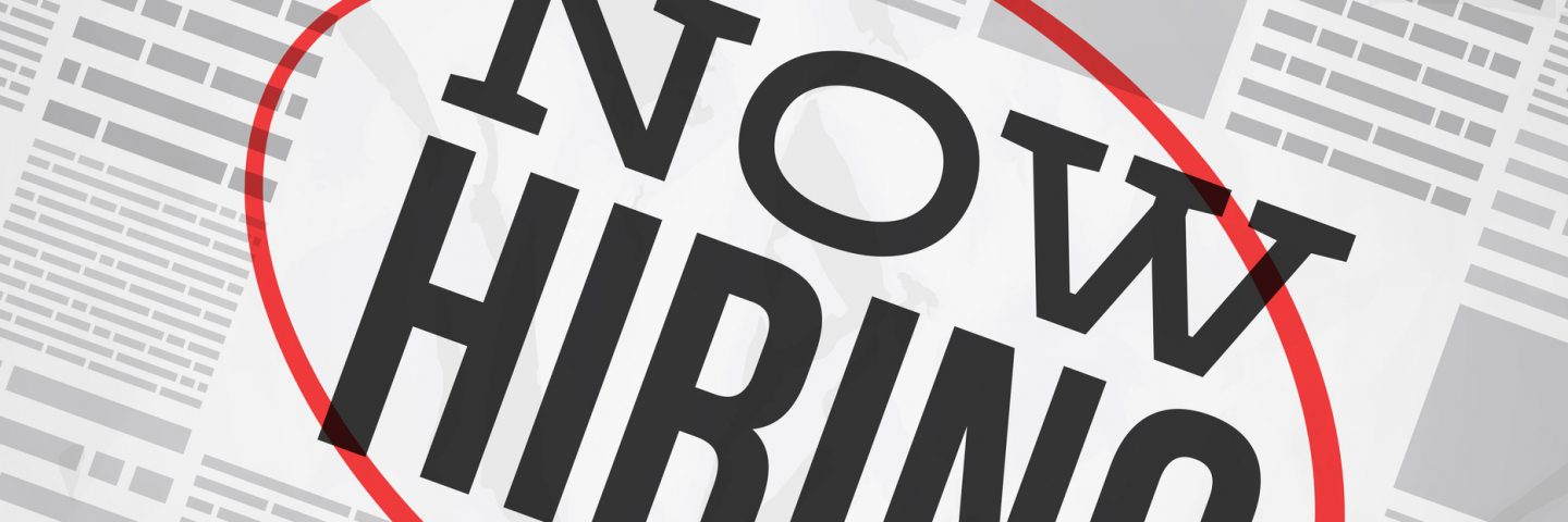 Now Hiring Newspaper Classified Advertisement