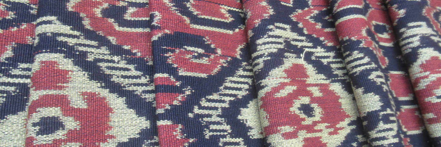A colorful ikat.