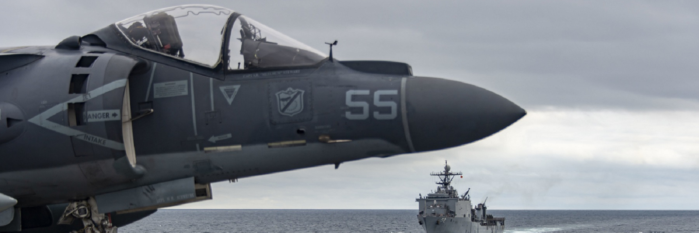 Fighter Jet on a aircraft carrier