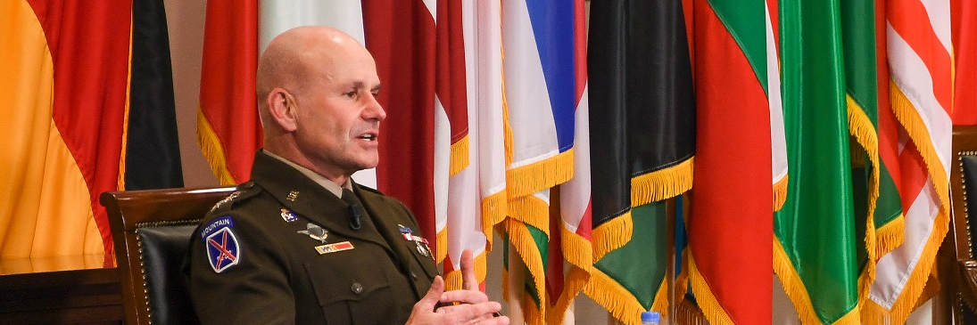 The Commanding General of the United States Army Europe and Africa U.S. Army Gen. Christopher Cavoli delivered introductory remarks to a virtual meeting of the Loisach Group that focused on “Strengthening Transatlantic Relations under a new United States Administration,” Feb. 19, 2021.