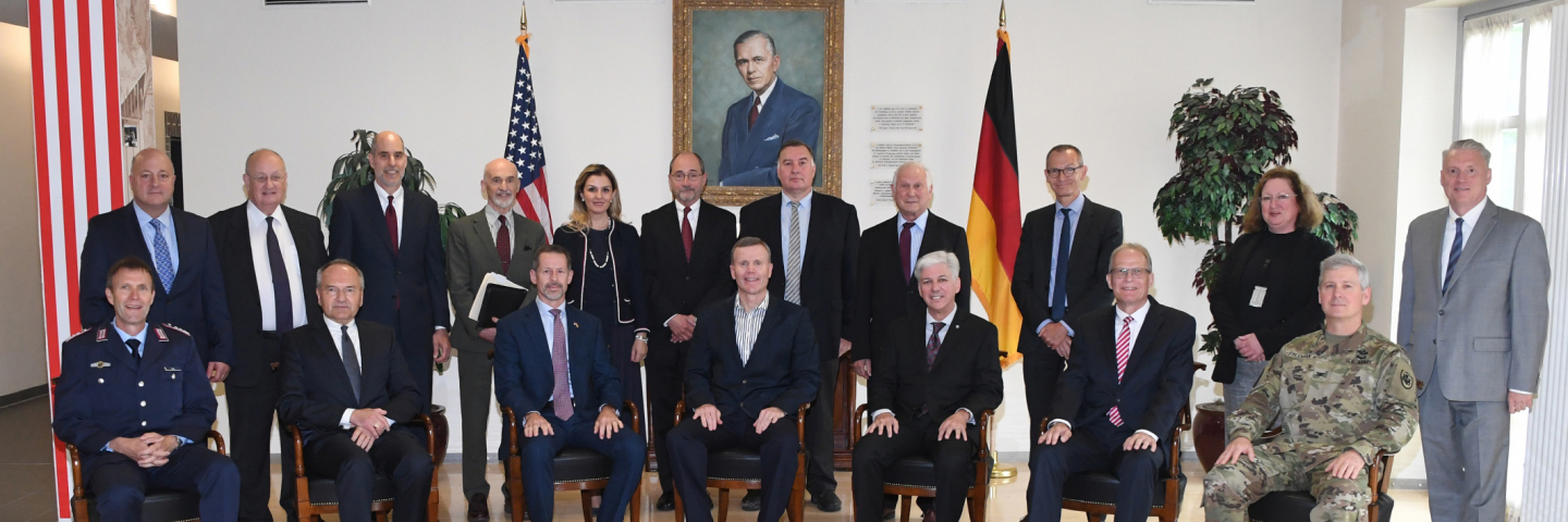 Group shot when General Tod D. Wolters visited George C. Marshall Center