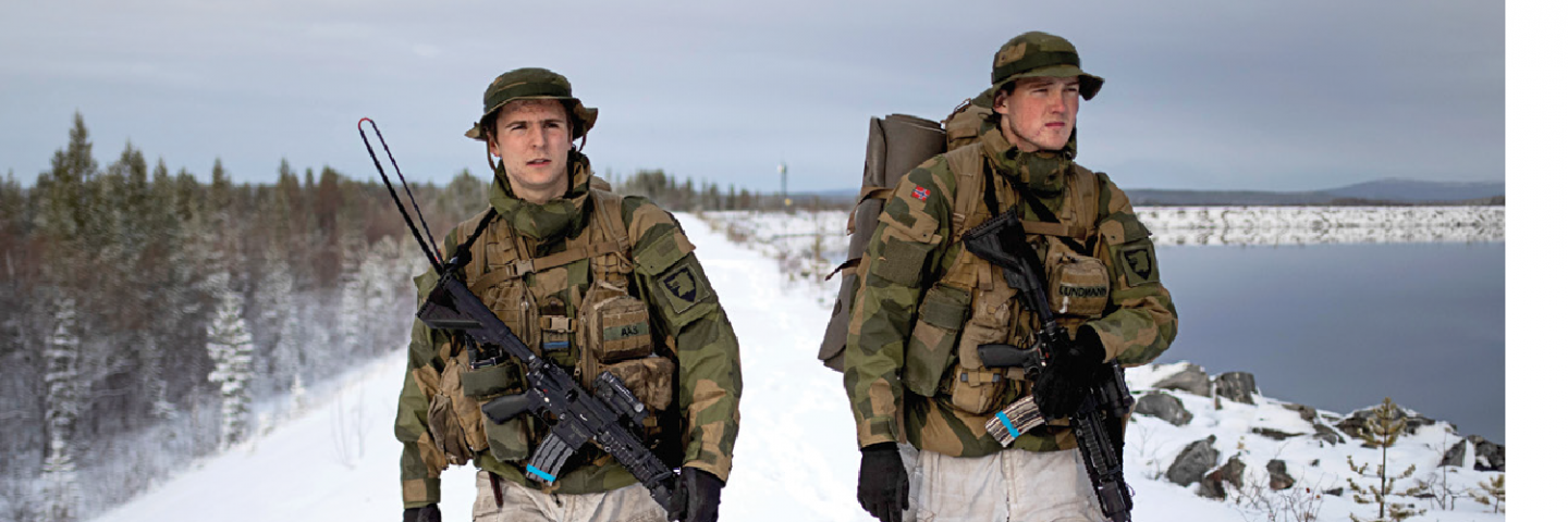 Soldiers Patroling in Finland