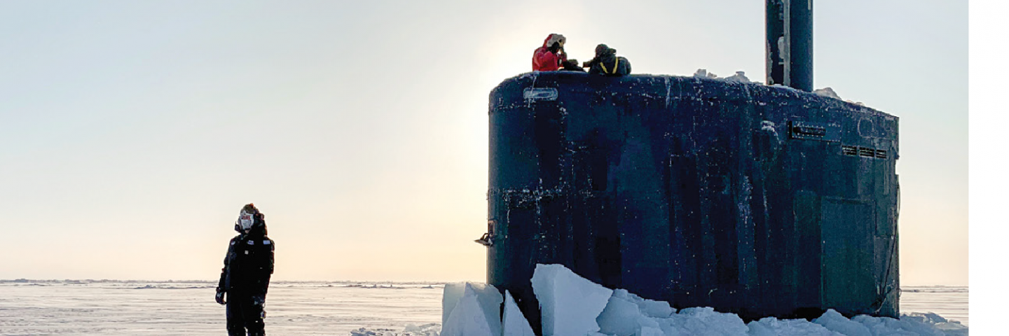 US Sub in the Arctic
