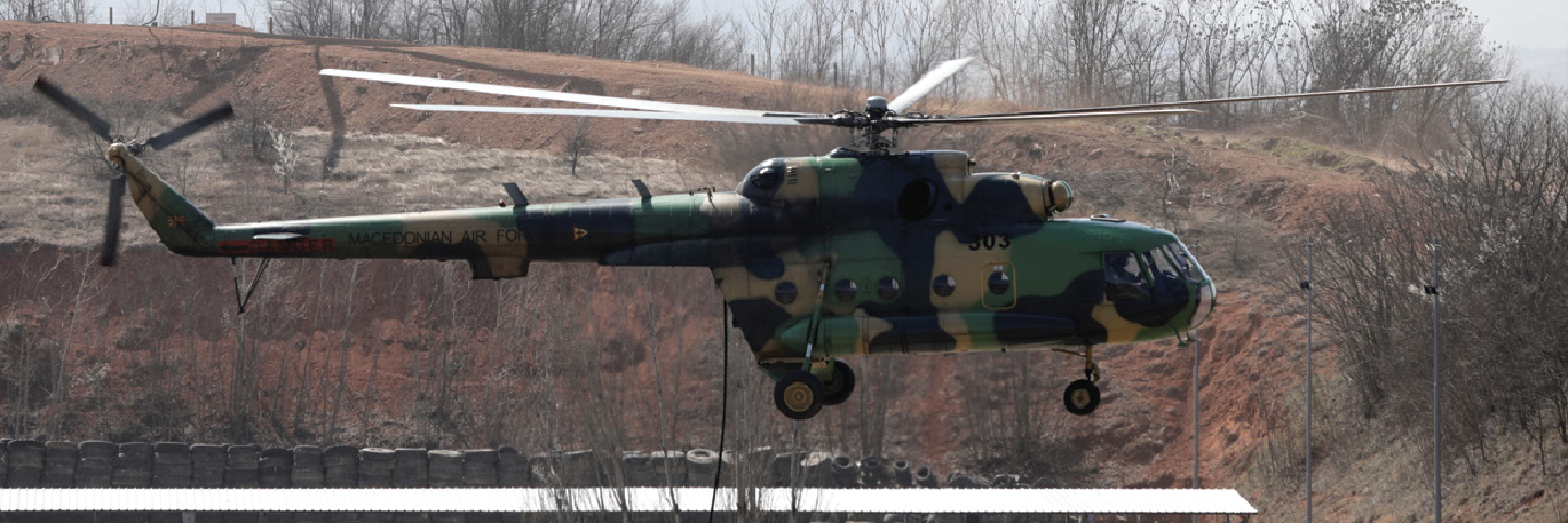 russia helicopter landing