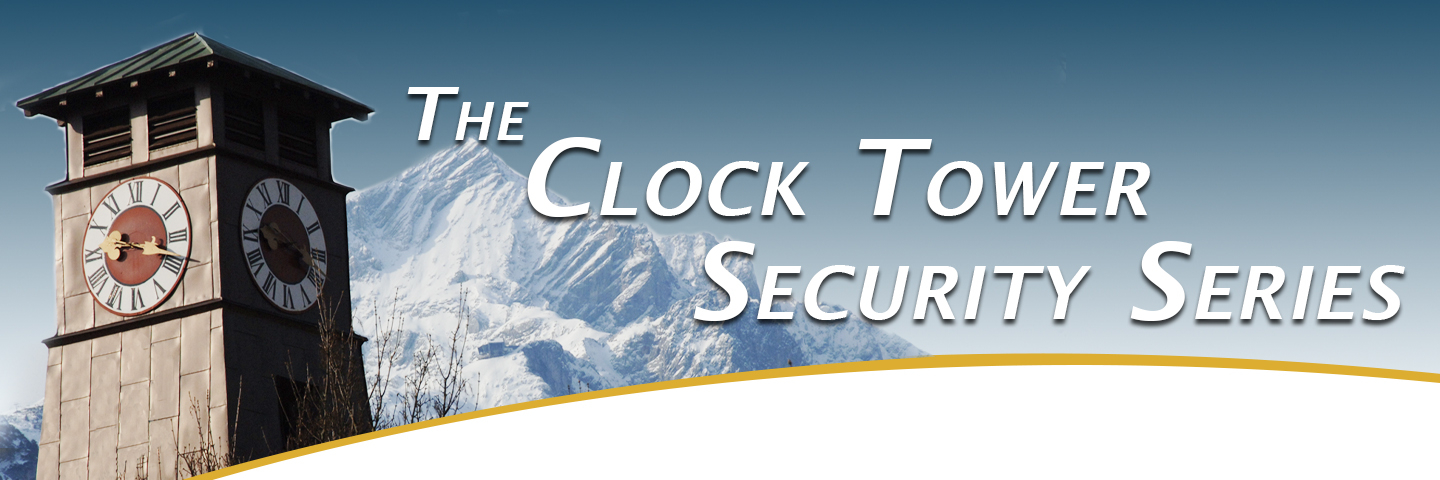 Clock Tower Security Series Graphic