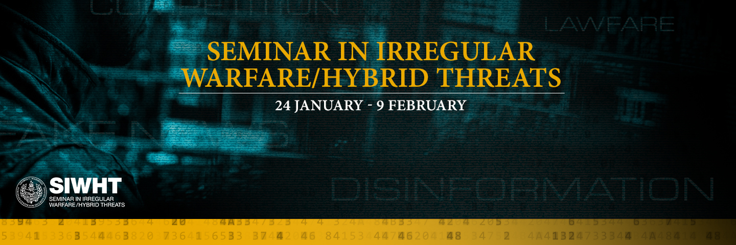 Irregular Warfare/Hybrid Threats (SIWHT) Event Graphic