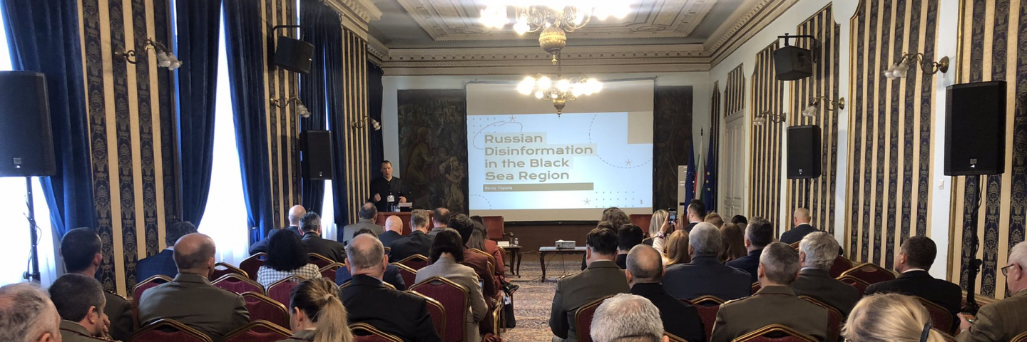 James Derleth speaks at Forum in Sofia, Bulgaria