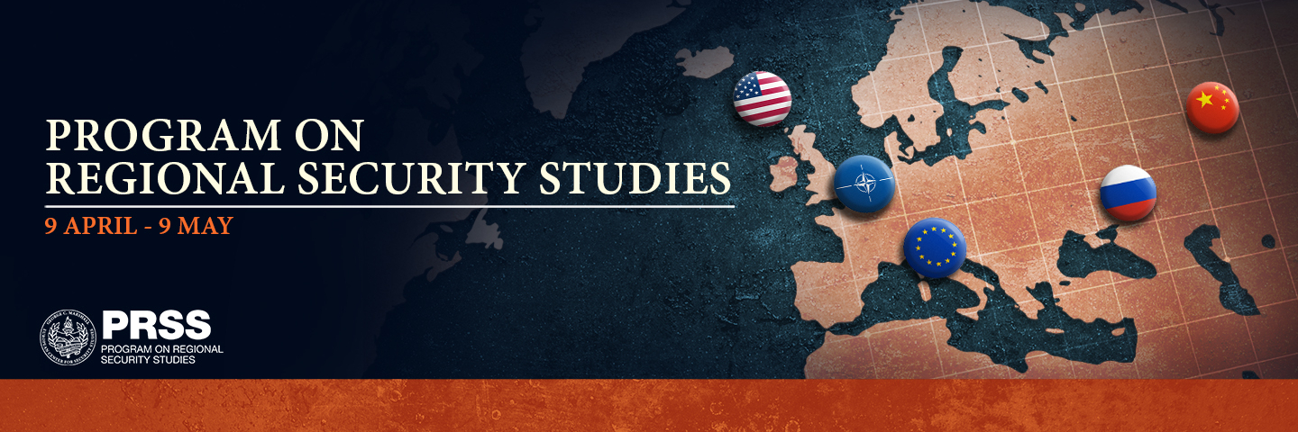 Program on Regional Security Studies (PRSS) Event Graphic
