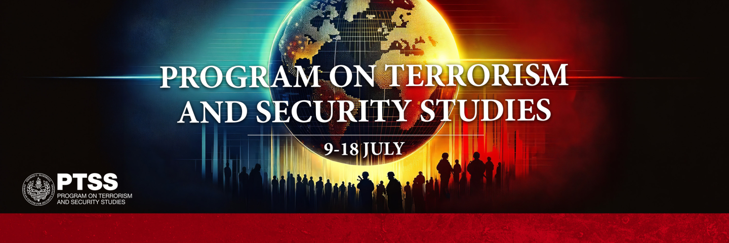 Event Graphic for Program on Terrorism and Security Studies (PTSS) 