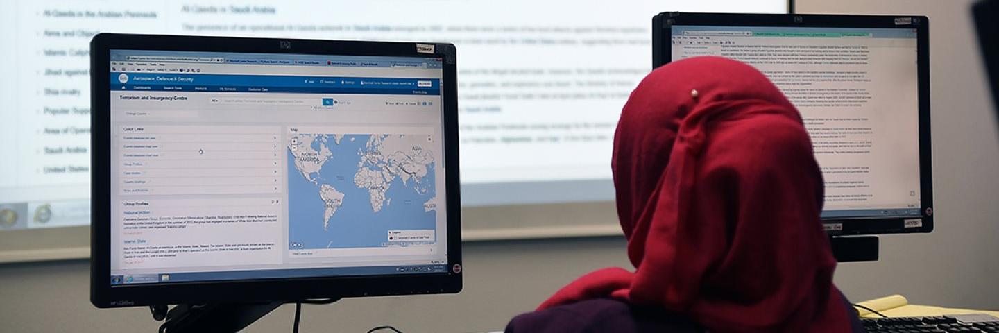 Photo of Participant in Research Library