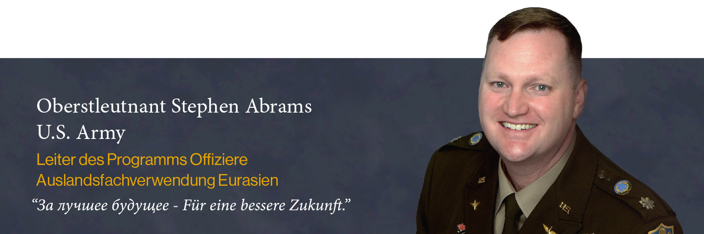 Lt Col. Stephen Abrams Bio Cover Image DE