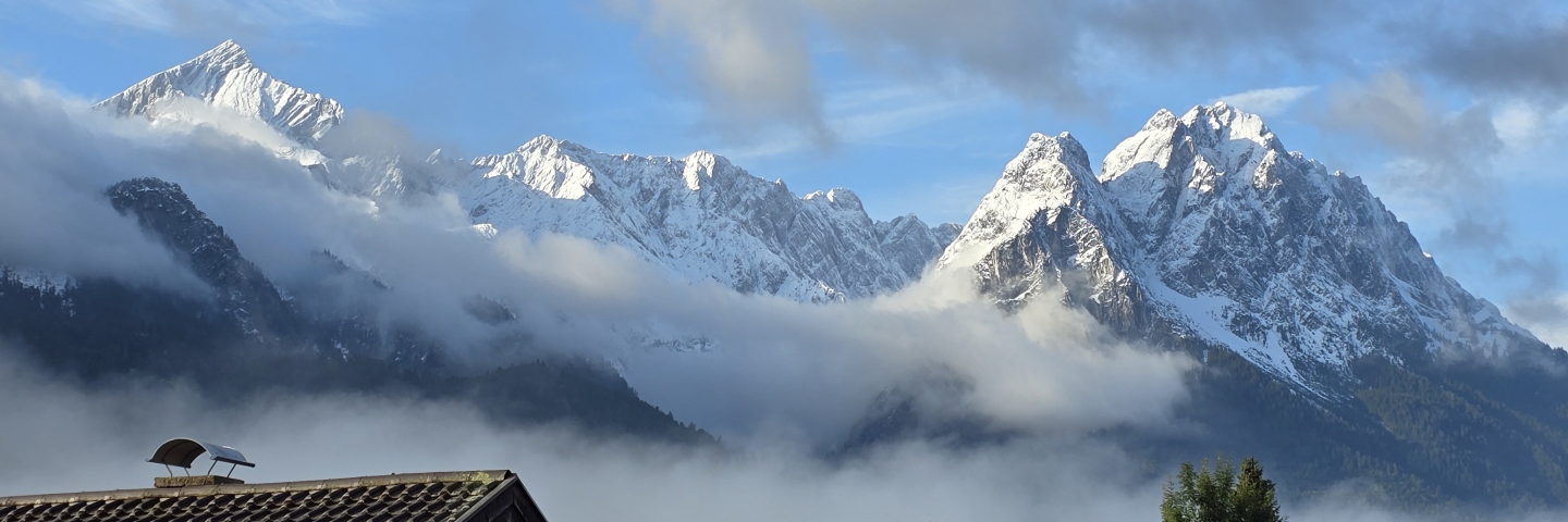 First Snowfall Alpspitze and Waxenstein Sept 2024