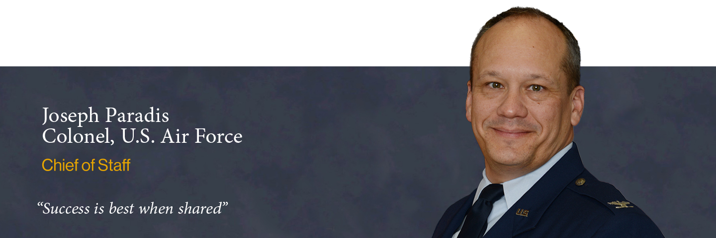 Colonel Joseph Paradis Bio Image
